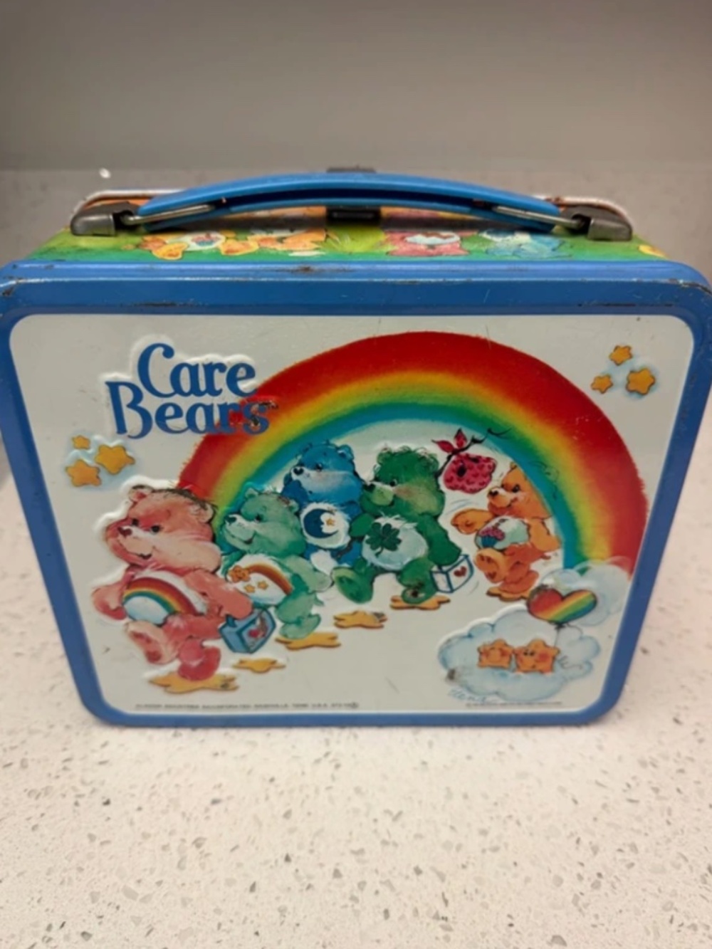 Vintage 1983 Carebears Lunchbox + Thermos